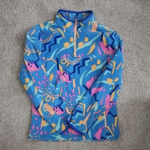 NWT Men's Chubbies The Apres Party Low Pile Quarter Zip Fleece